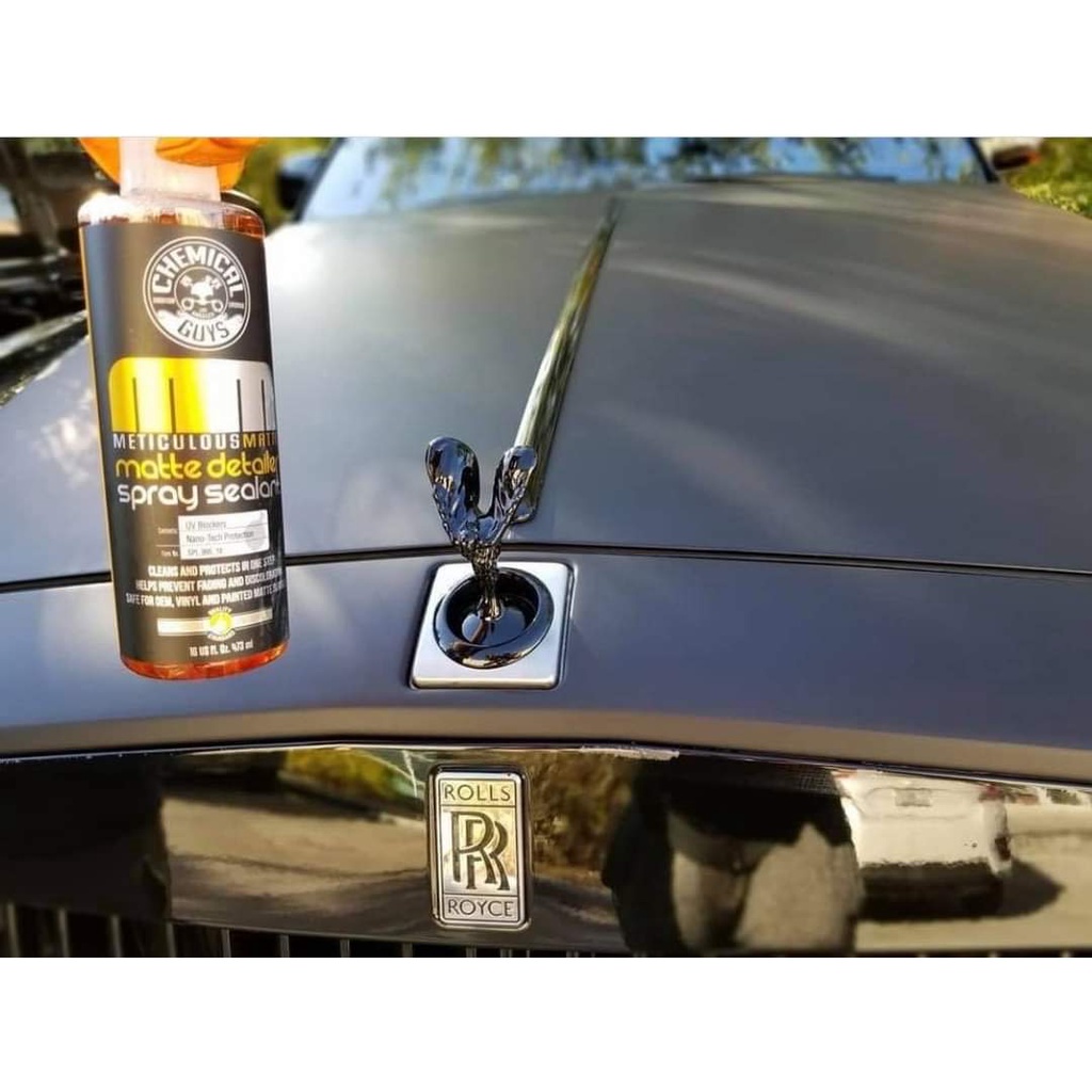NANO xịt dưỡng sơn mờ/wrap thương hiệu CHEMICAL GUYS MATTE DETAILER - Mỹ - Dung tích 473ml