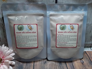 1kg bột đắp mặt Hồng sâm, nhân sâm dạng dẻo handmade