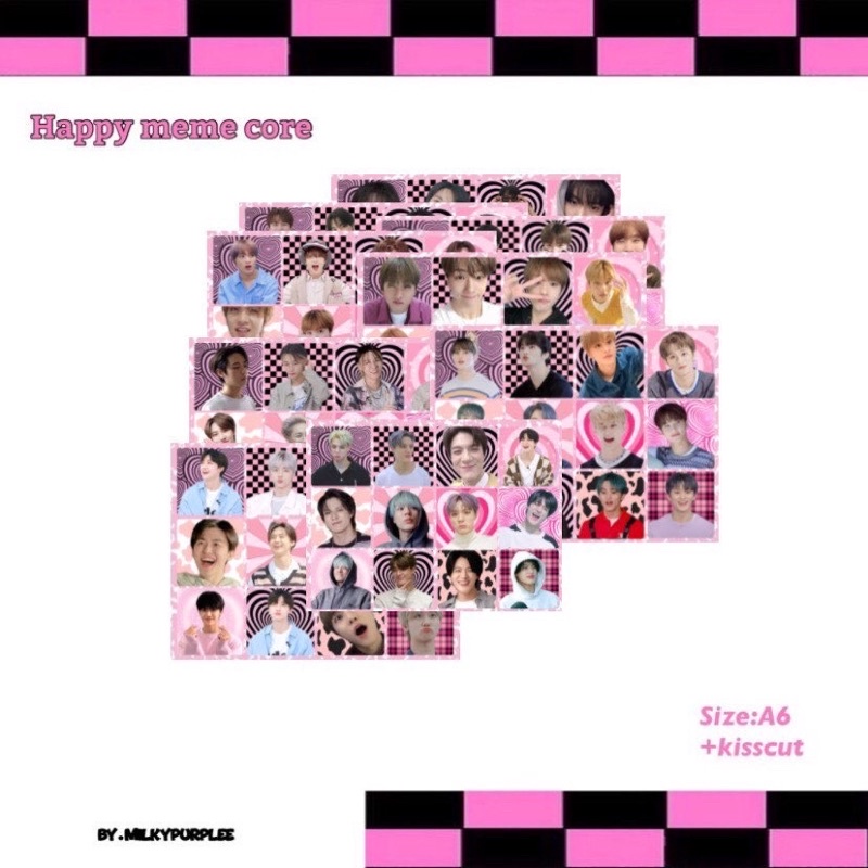 Miếng Dán Trang Trí Hình Nhóm Nhạc Nct DREAM 127 |Milkypurplee