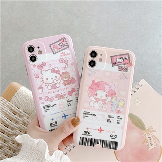Ốp điện thoại Hello Kitty chống sốc dễ thương thích hợp cho Iphone 12 12 Mini Iphone 11 Pro Max X Xr Xs Max 7 8 Plus