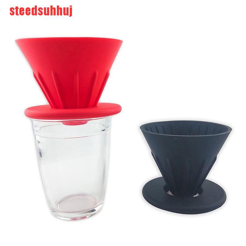 Cốc Lọc Cà Phê Bằng Silica Gấp Gọn Tiện Dụng Cho Quán Barista 1-2 Người