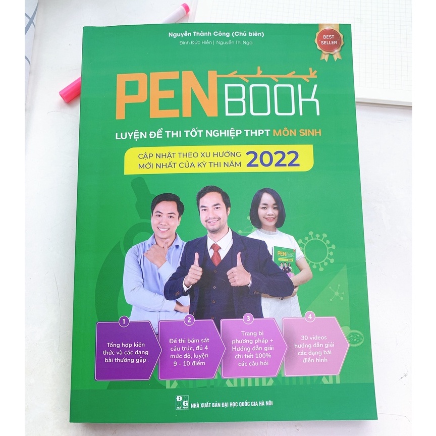 Sách - PENBOOK SINH Luyện đề thi Tốt nghiệp THPT môn Sinh - Bản 2022 - Nhà sách Ôn luyện