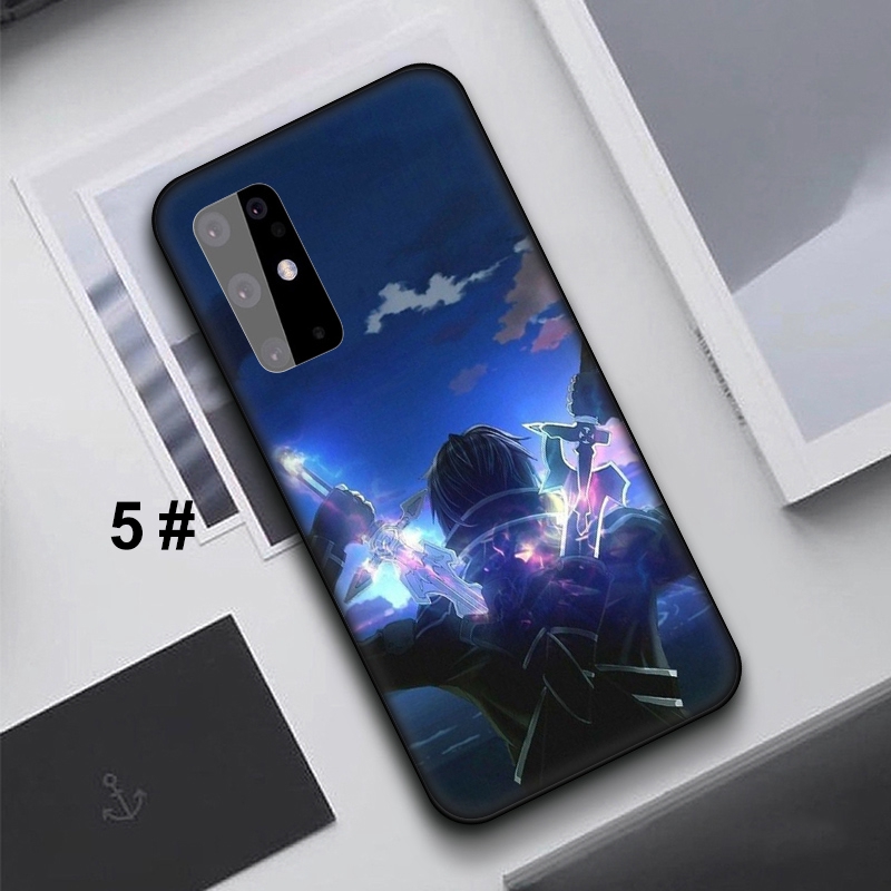 Ốp Lưng Mềm In Hình Sword Art Online Cho Samsung Galaxy S20 Ultra Plus S10e S10 Note 10 Lite A51 A71 A81 A91