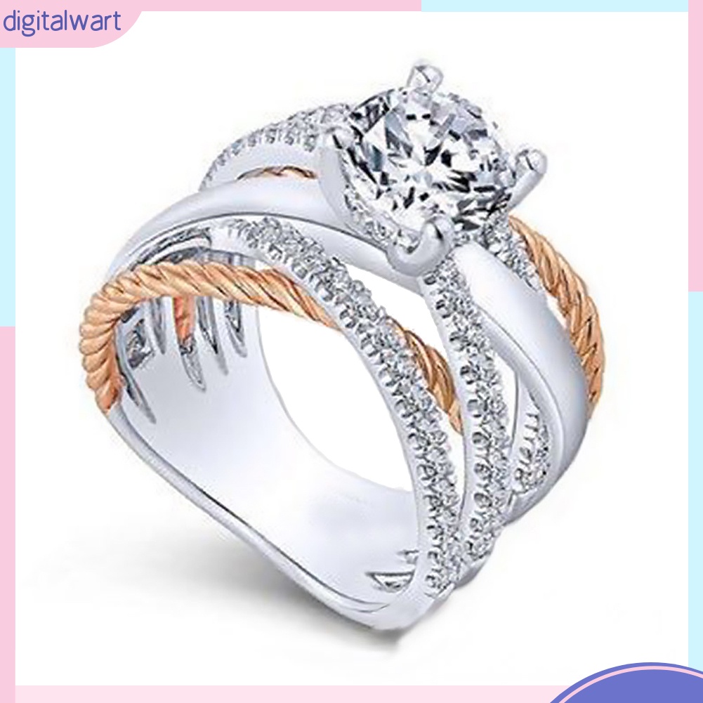 Nhẫn thời trang nữ kiểu dáng cực độc đáo đính đá Rhinestone sang trọng