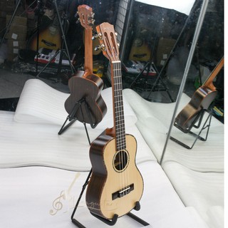 Đàn ukulele gỗ thịt cấm ấn andrew mt88 cỡ tenor