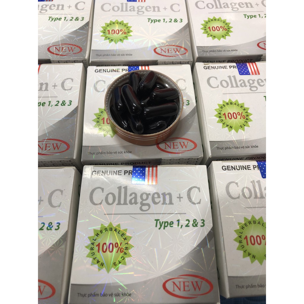 Viên uống COLLAGEN +C type 1,2,3