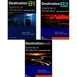 Combo sách - Destination Grammar & Vocabulary B1, B2 và C1&C2 (Bộ 3 cuốn) - Có Bài Tập Kèm Đáp Án
