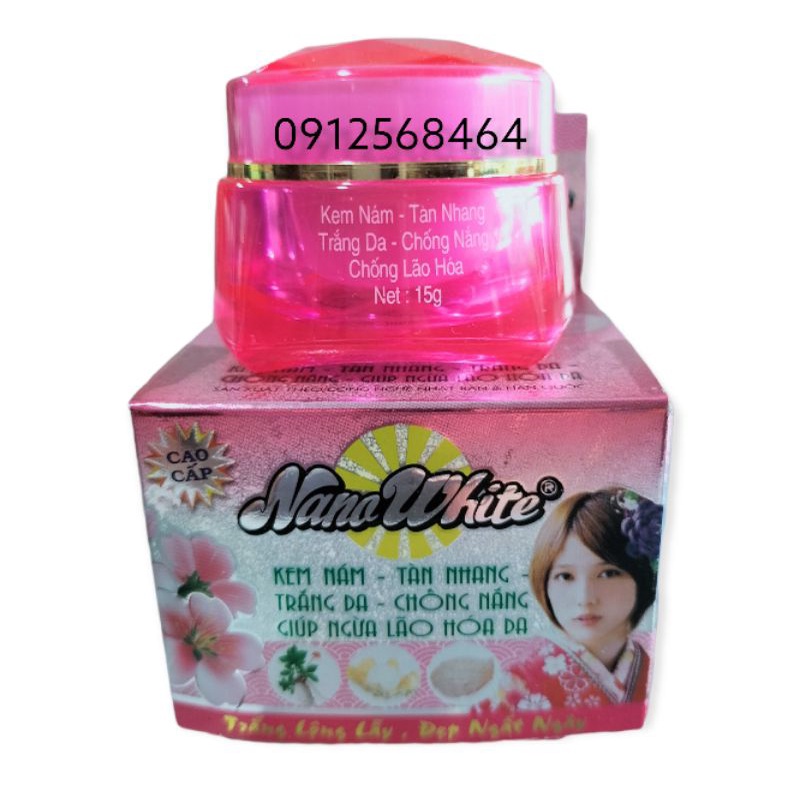 Kem Nano White Dưỡng Trắng Da Nám Tàn Nhang 4 Màu