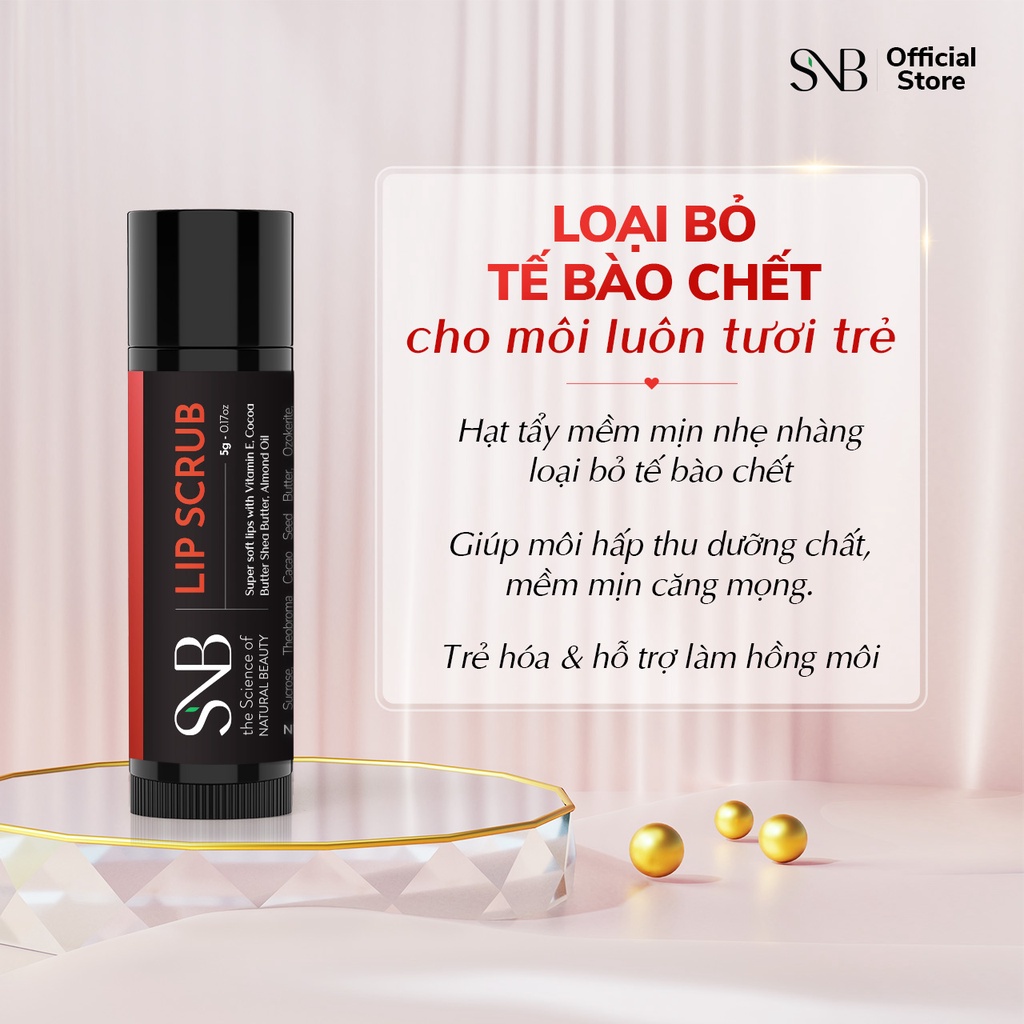 Son tẩy tế bào chết - SNB LIP SCRUB 5g