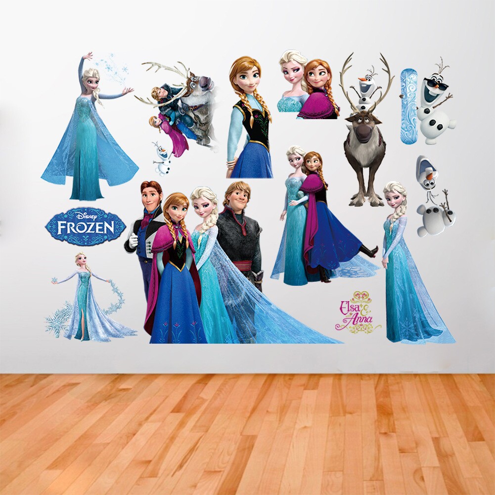 Decal dán tường nhân vật hoạt hình ELSA HPM1431