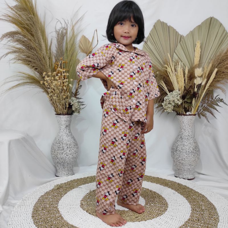 Bộ đồ thời trang xinh xắn dành cho bé | Đồ ngủ trẻ em | Bộ đồ ngủ thời trang dành cho bé 5-6 tuổi