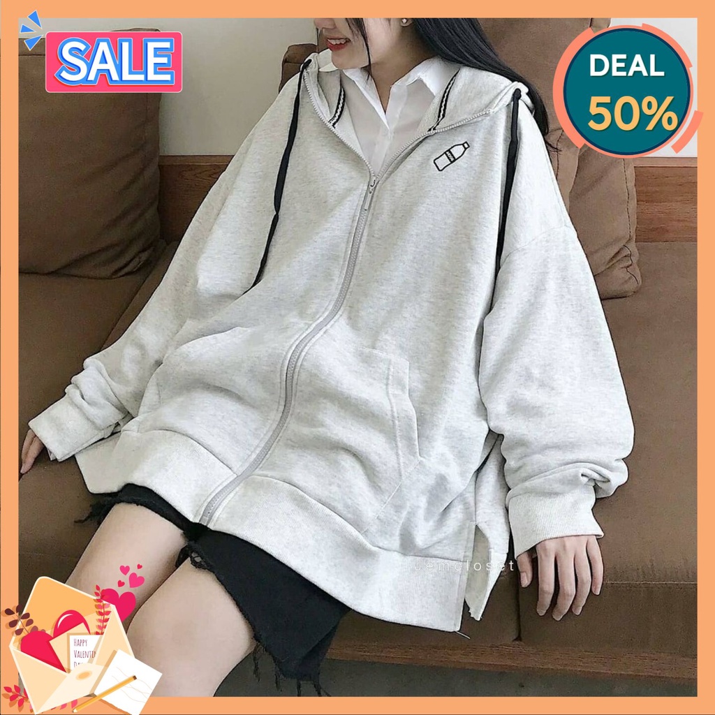 Áo khoác nam nữ phong cách ovesize siêu đẹp vải dày from rộng unisex nỉ bông | BigBuy360 - bigbuy360.vn