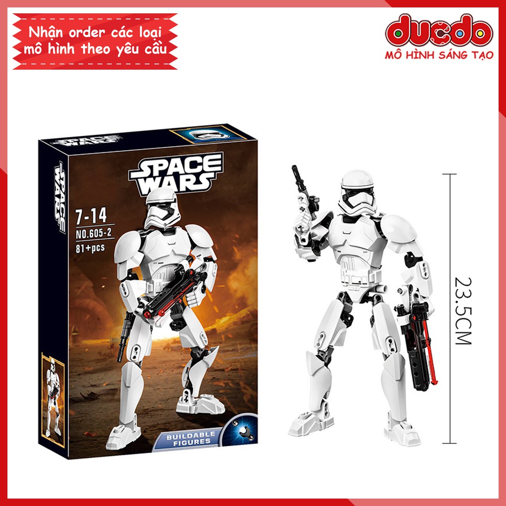 KSZ605 -2 Lắp ghép lính Stormtrooper - Đồ chơi Xếp hình Mô hình Minifigures Star wars 75114