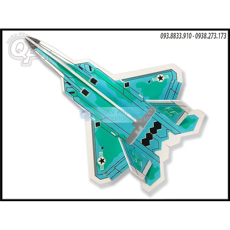 Kit F22 Dẻo MPP Sơn sải cánh 64cm