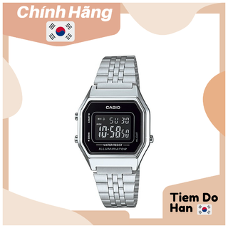 Đồng hồ nữ casio la680wa-1bdf dây kim loại bill hàn