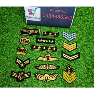 Sticker/patch/logo thêu ủi hình huy hiệu các loại ns8776e2u
