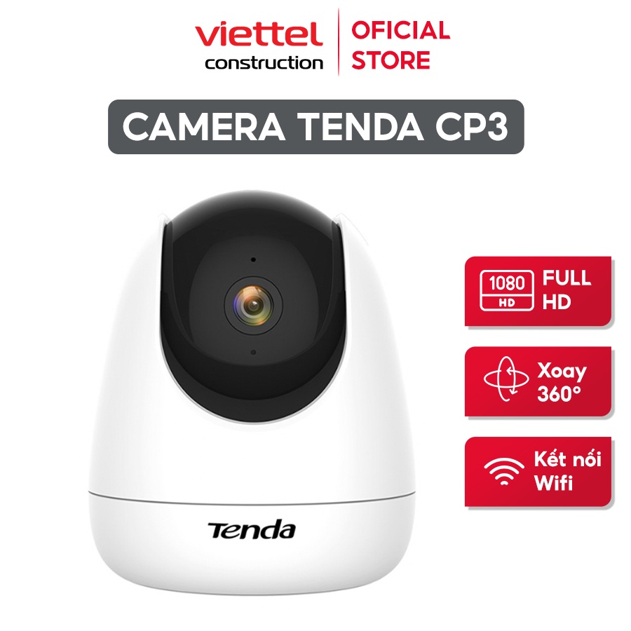 Camera IP Wifi Tenda CP3 Độ phân giải 1080P xoay 360°