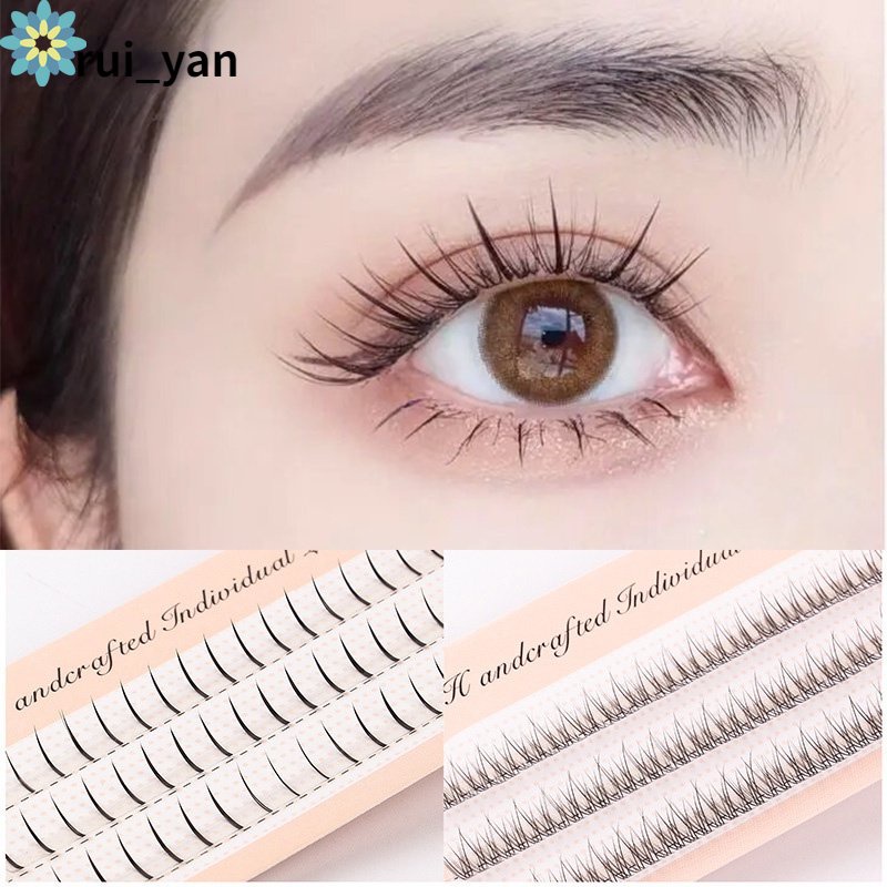 Net red Đuôi Cá Một Hàng Lông Mi Giả Một Hàng Tạo Hiệu Ứng Tự Nhiên