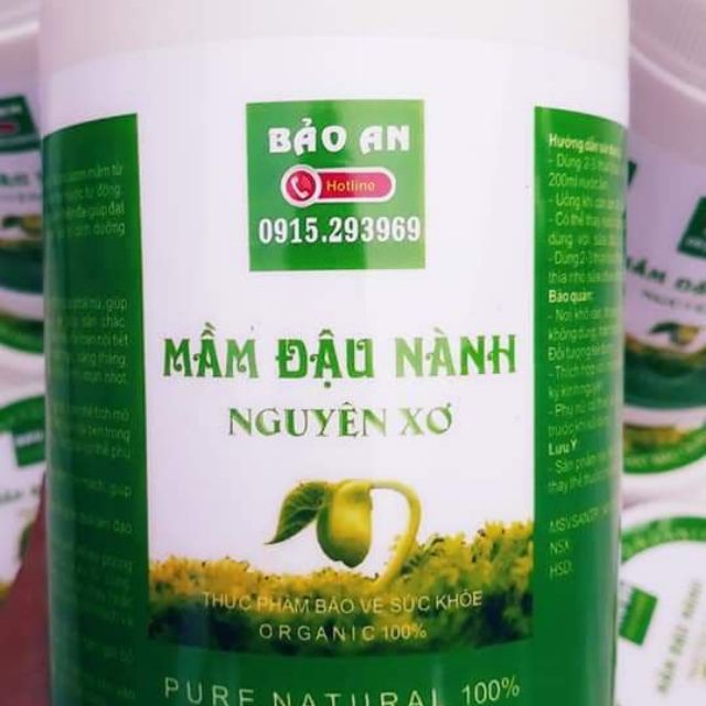 [ Hàng chính hãng ] Mầm đậu nành nguyên xơ hộp 500g