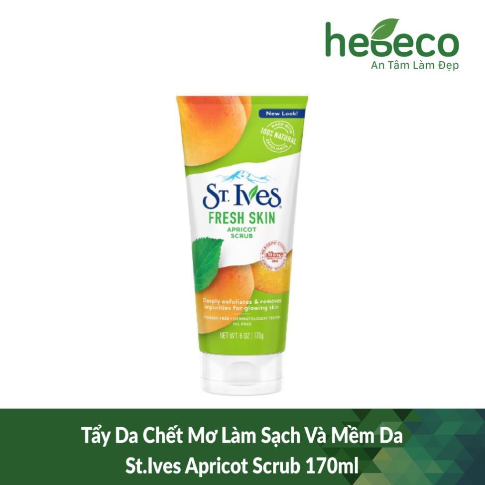 Tẩy Da Chết Mơ Làm Sạch Và Mềm Da St.Ives Apricot Scrub 170ml - USA Chính Hãng