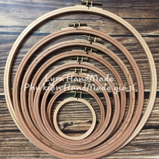Khung thêu tay gỗ sồi (hàng của công ty Cherish)