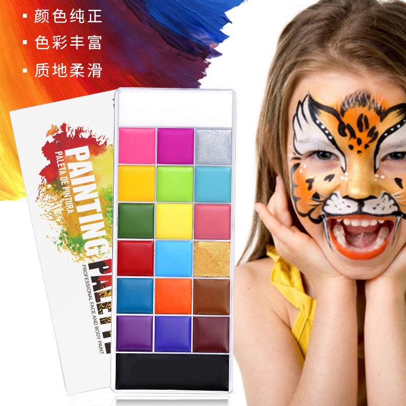 Bảng màu sơn dầu trang điểm mặt và cơ thể sáng tạo màu sắc cho ngày trẻ em 10.6 | BigBuy360 - bigbuy360.vn