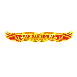 Tem dán phản quang chữ vạn dặm bình an
