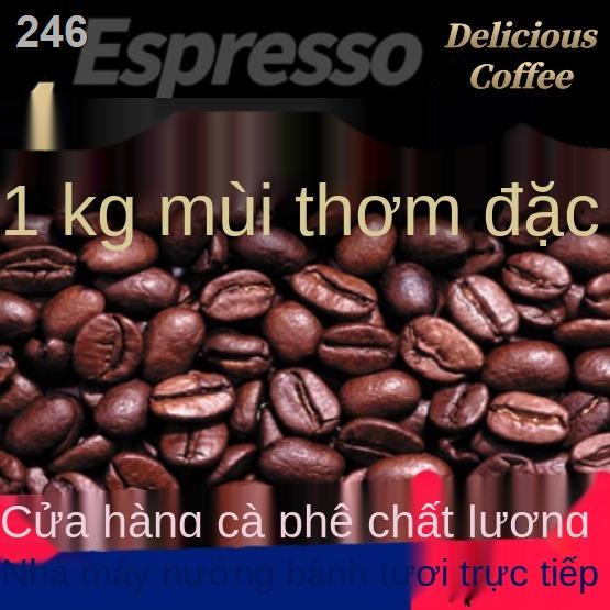 【HOT】Hạt cà phê espresso chính hãng, mới rang, espresso, đắng, bột đen xay