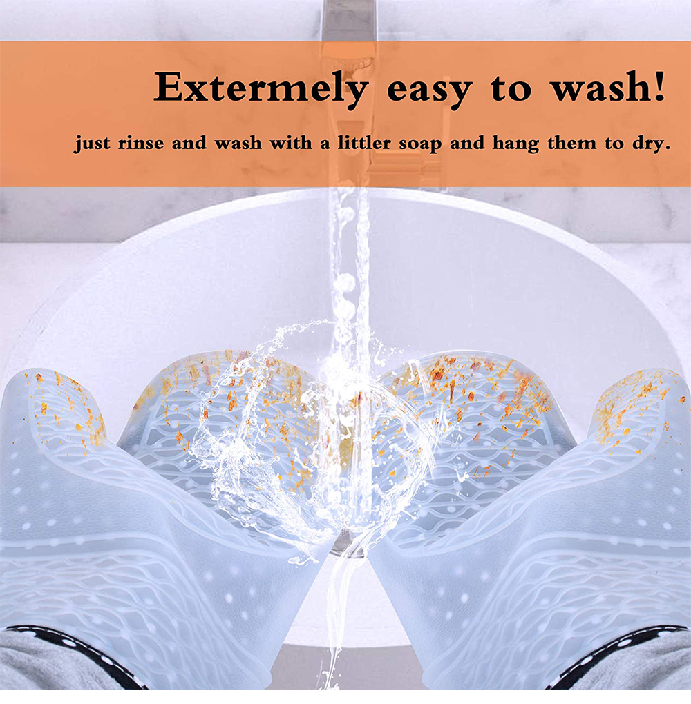 1pc Găng Tay Anaeat Silicon Chịu Nhiệt Độ Cao Chống Trượt Thân thiện Với Da Dùng Cho Nhà Bếp