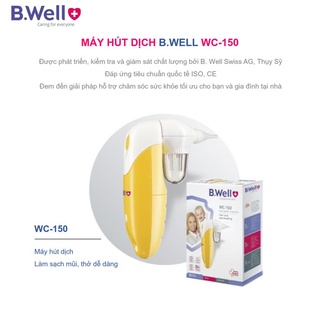 Máy hút mũi B.Well WC-150, hút dịch mũi cho bé làm sạch mũi hiệu quả Nhập Khẩu Chính Hãng Thụy Sỹ