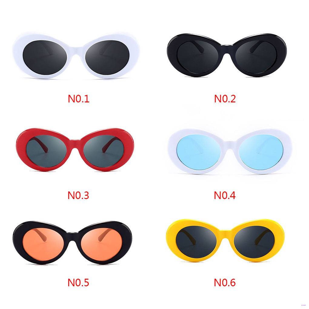 Kính Mát Gọng Oval Phong Cách Retro