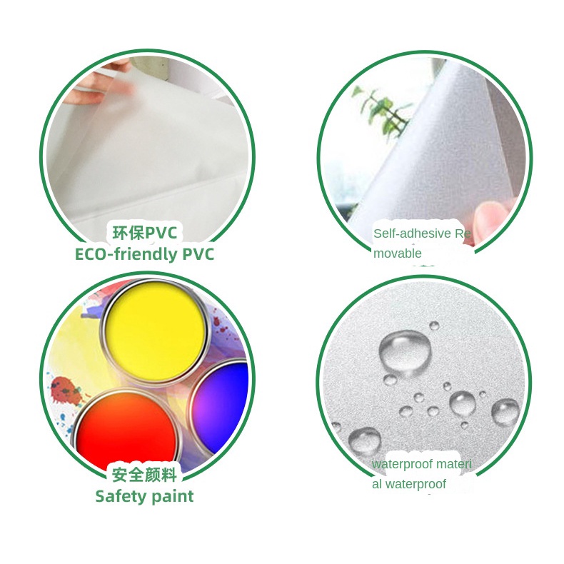 Miếng Dán Trang Trí Công Tắc Hình Kỳ Lân Hoạt Hình Sáng Tạo