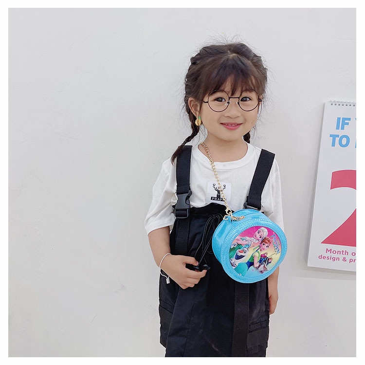 Túi xách trẻ em, túi đeo chéo bé gái hình công chúa elisa