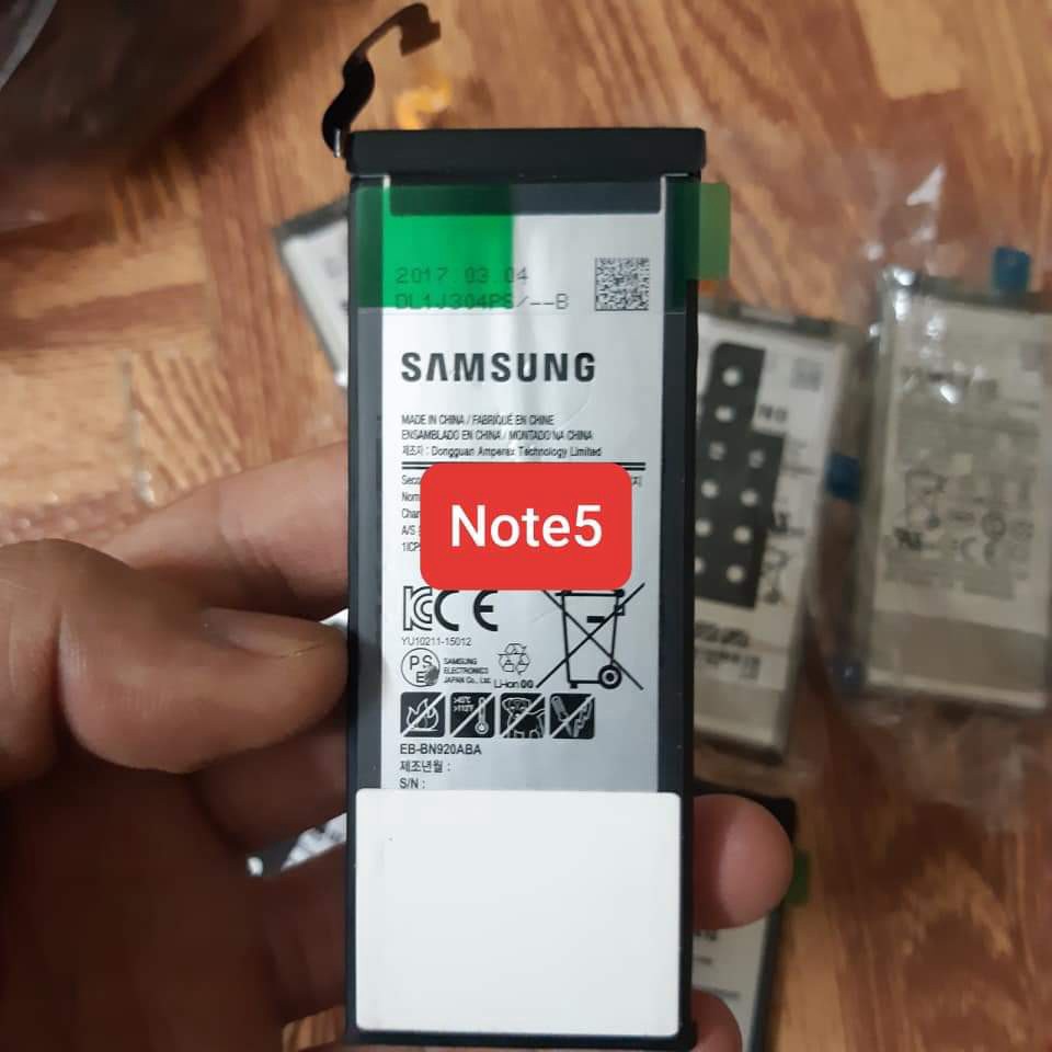 Pin Samsung Galaxy Note 5 Chính Hãng, EB-BN920ABE, Mới 100%, 3000mAh