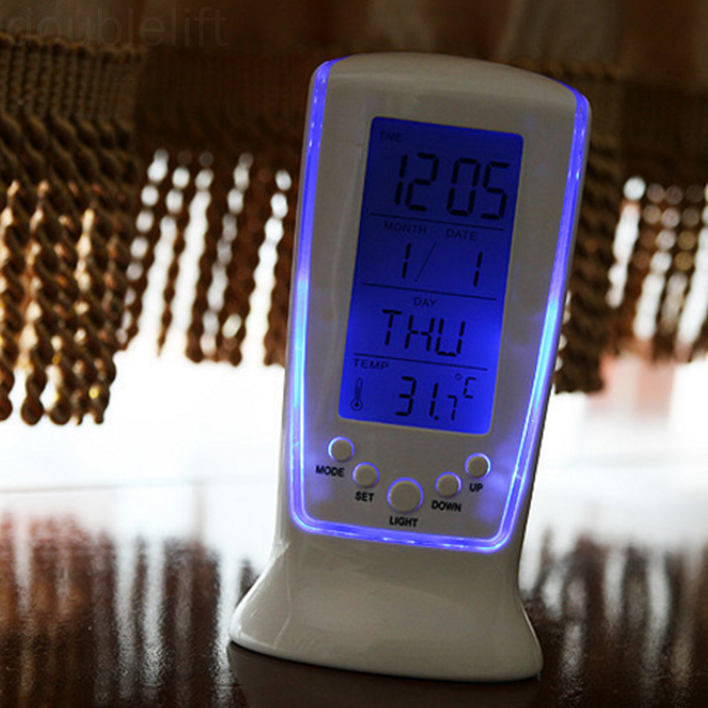 Đồng Hồ Báo Thức Kỹ Thuật Số Hiển Thị Nhiệt Độ