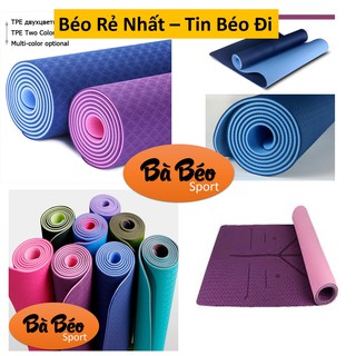 Thảm tập yoga 2 lớp tpe