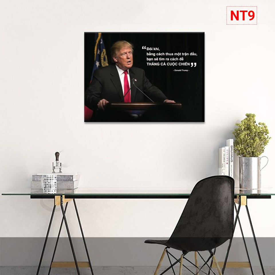 Tranh Canvas câu nói của người nổi tiếng treo tường trang trí Văn phòng tạo động lực khung gỗ | BigBuy360 - bigbuy360.vn