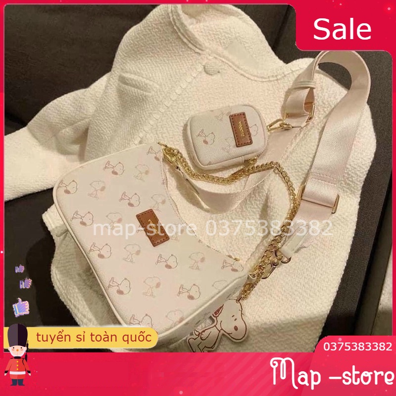 Set 2 đeo chéo tặng kèm móc cheo chó có thể đeo kẹp nách -MAP store tuyển sỉ toàn quốc