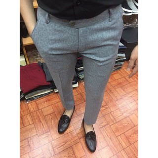 Quần âu nam màu Xám Ngà loại đẹp, quần tây nam chống nhăn