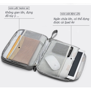 Túi đựng đồ công nghệ bigsze 2 lớp (ipad air)