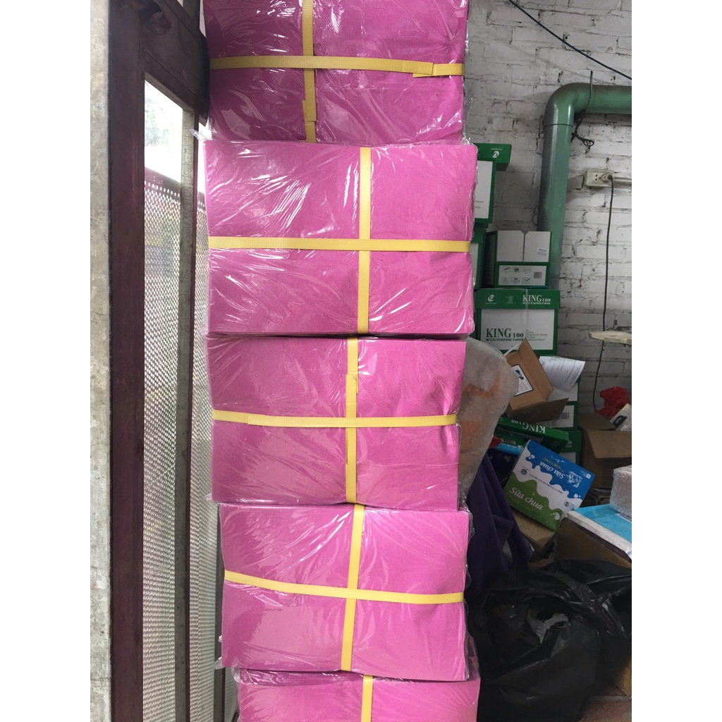 250 tờ bìa nội A4 màu xanh, đỏ, vàng chanh dùng để đóng sổ sách, bìa hoá đơn