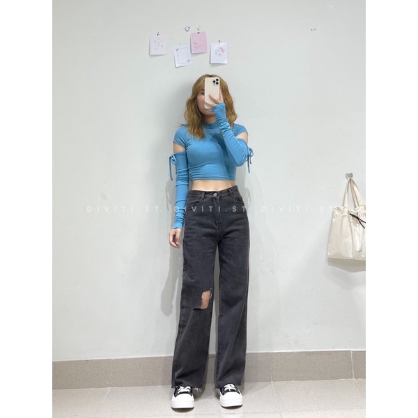 QUẦN JEANS MOON ĐEN