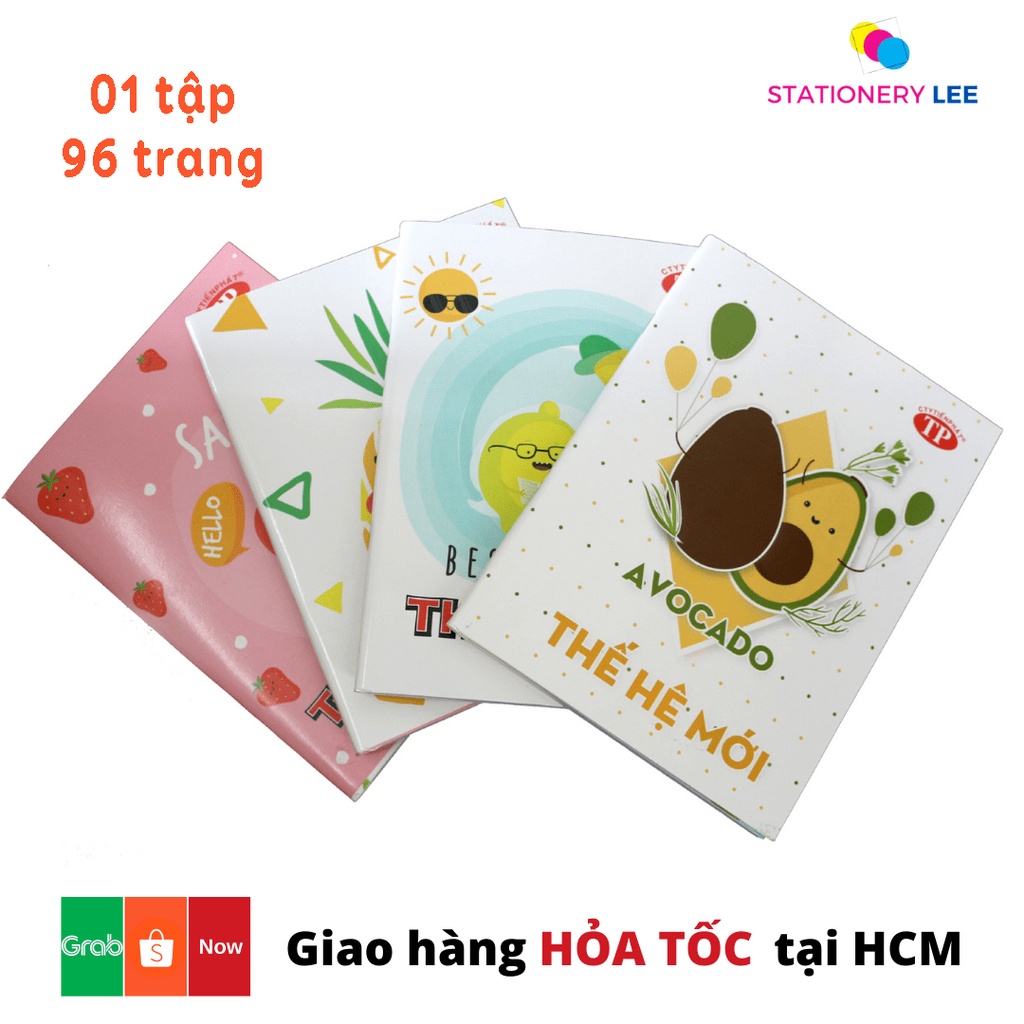 Tập học sinh Thế Hệ Mới Tiến Phát cao cấp 96 Trang (Dày70gsm) Lẻ 01 Quyển