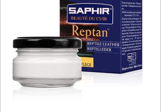 ( Leather Care, chăm sóc đồ da) Kem dưỡng Saphir Reptan lọ 10g