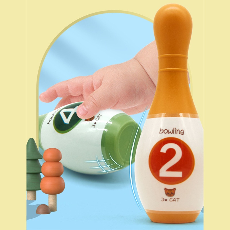 Bộ Đồ Chơi Bowling Nhiều Màu Sắc Vui Nhộn Dành Cho Trẻ Em