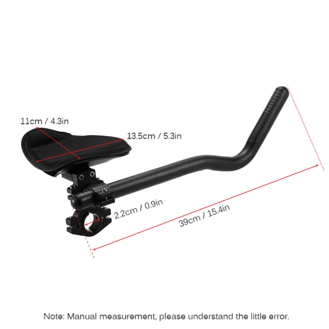 Tay vịn nghỉ ngơi Xe đạp ba môn phối hợp MTB Aerobar