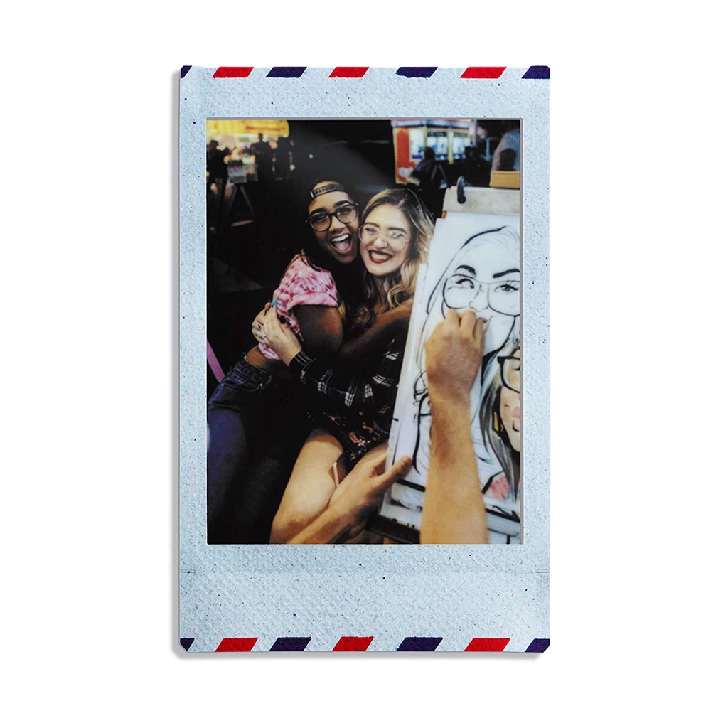 FILM INSTAX MINI Viền Airmail FUJIFILM dùng cho máy ảnh chụp lấy liền