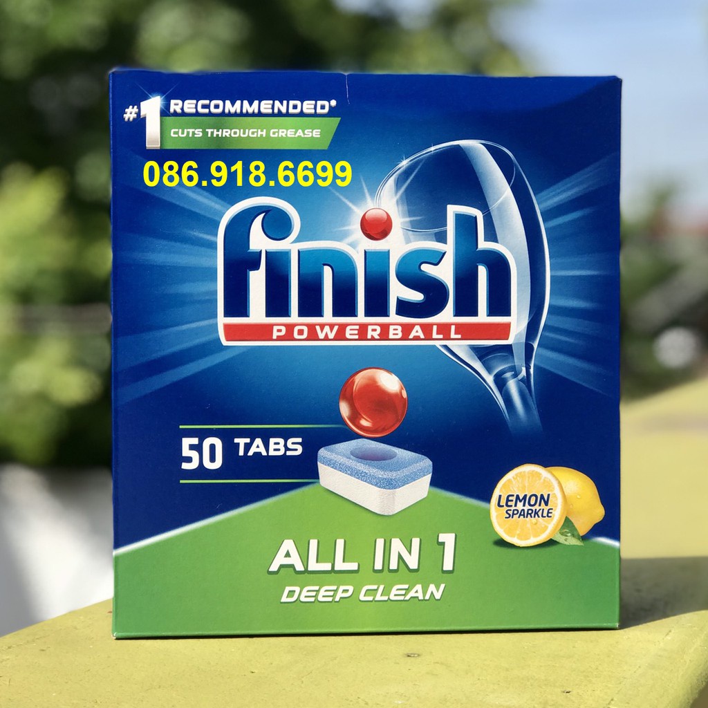 Viên rửa bát Finish All-in-1 (6 chức năng)