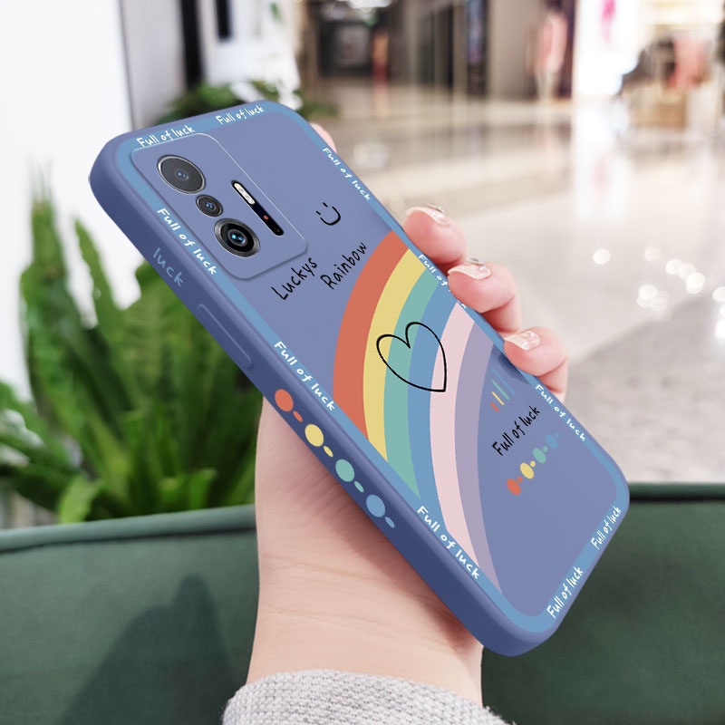 Ốp Điện Thoại Hình Cầu Vồng Cho xiaomi mi 13t 12t 11t 10t pro lite mi 9t pro
