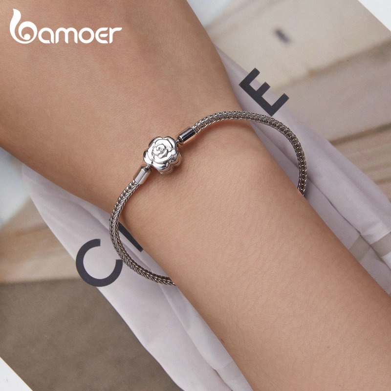 Vòng đeo tay Bamoer SCB201 bạc 925 cao cấp quý phái dành cho nữ